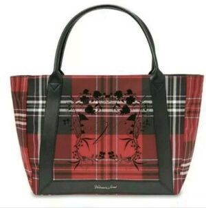 Victoria's Secret Limited Edition 2020 Red Plaid Holiday Tote Bag